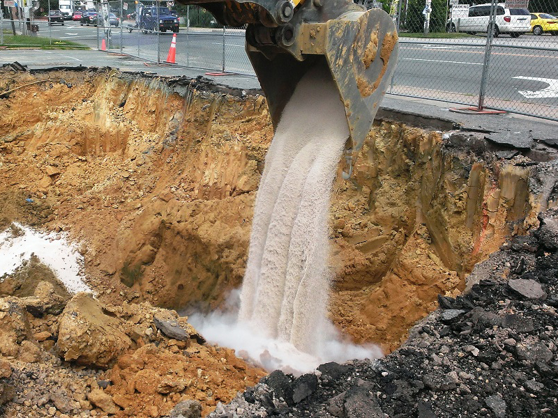 calcium peroxide excavation application