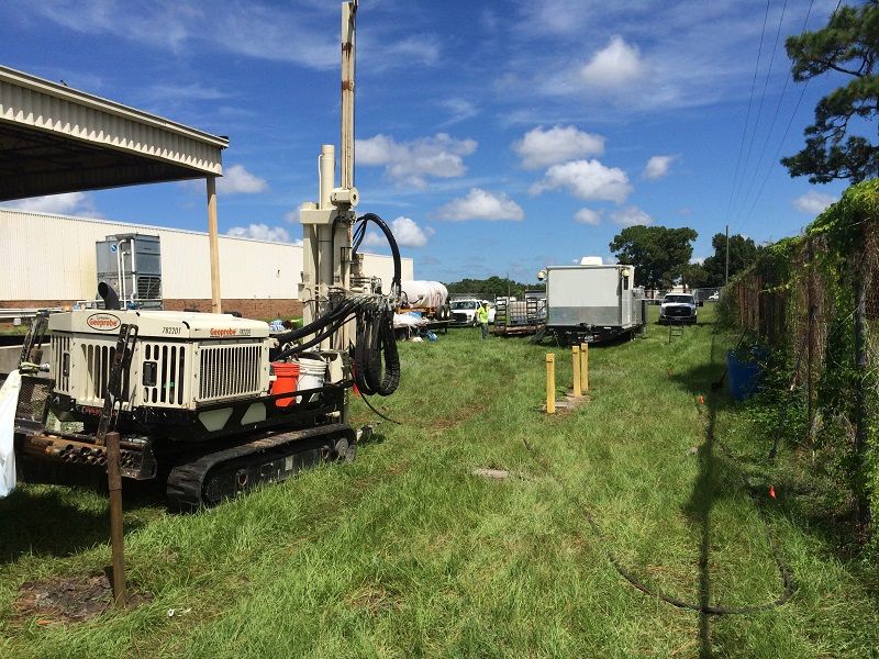 eZVI direct push injections